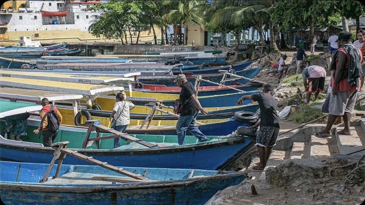 Pulau Doom harbor