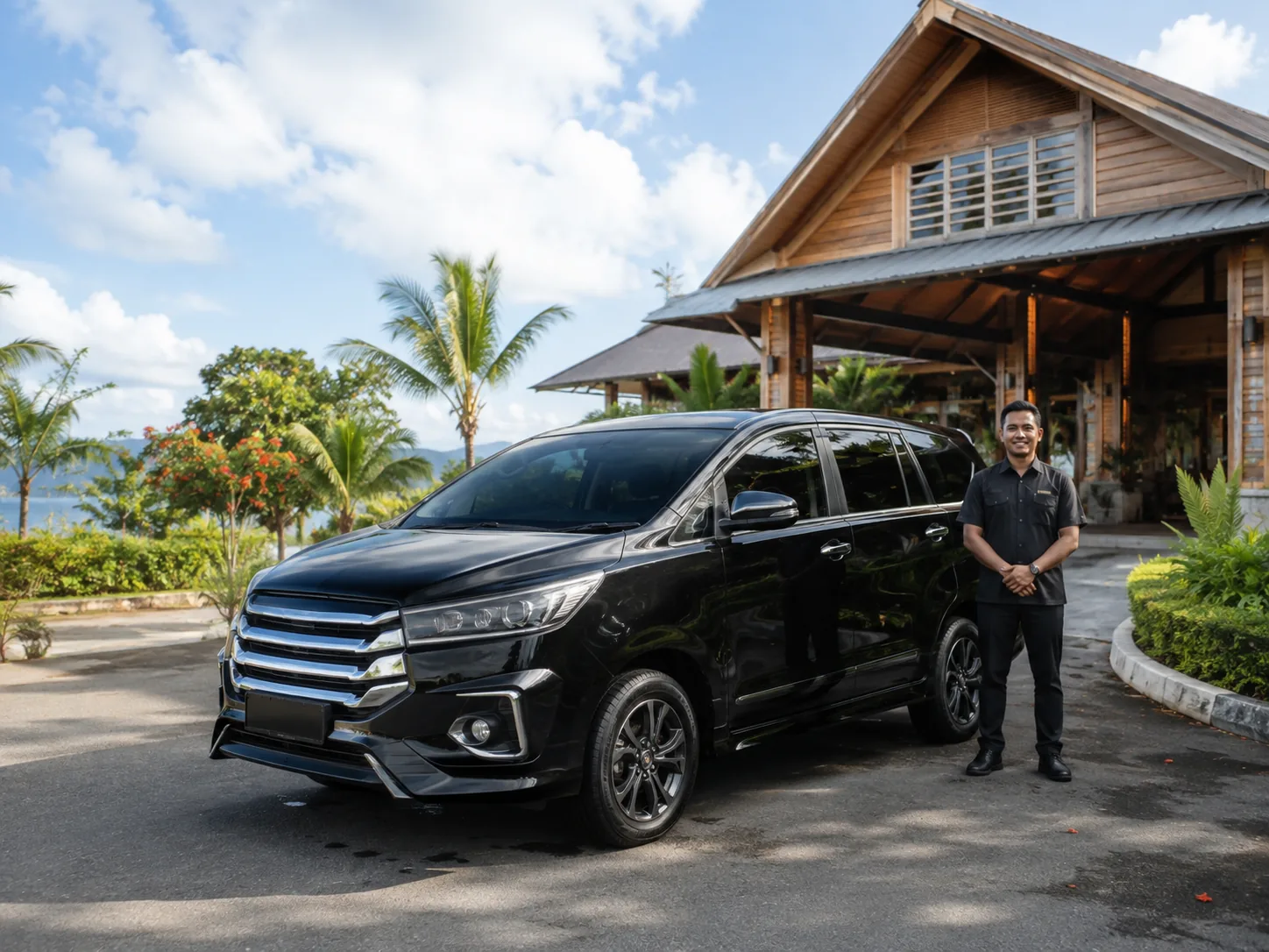 Private car transportation in Sorong